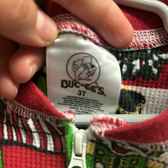 Buc-ees One Piece Christmas Holiday Nutcracker Thermal Pajama Long Johns Sz 3T - Picture 7 of 7